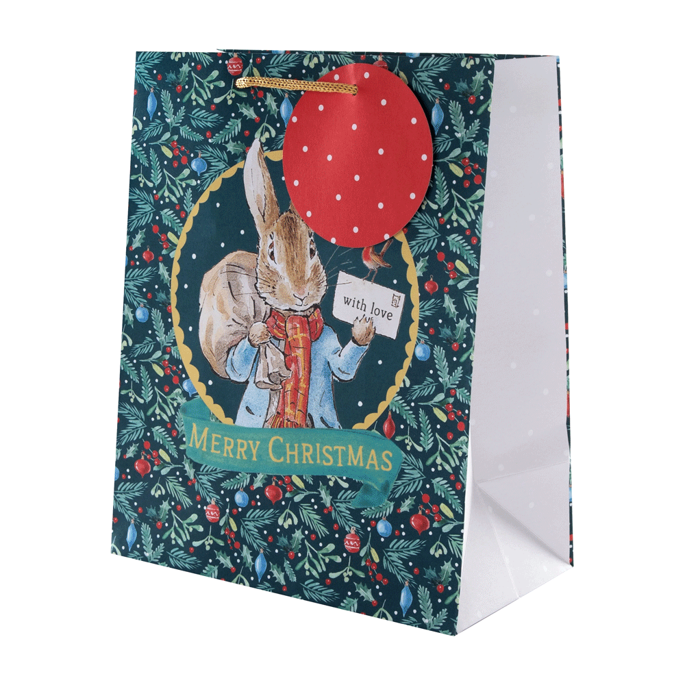 peter rabbit xmas bag