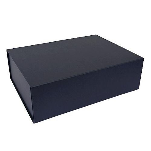 Navy blue magnetic gift box