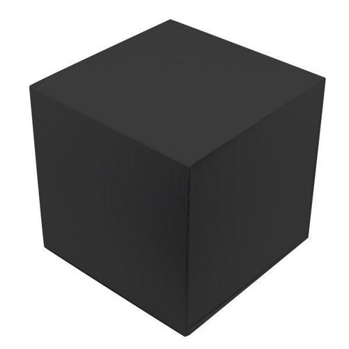 Black magnetic cube box