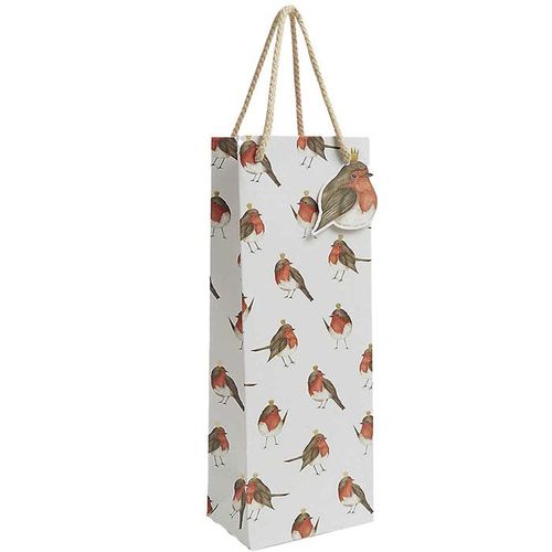 robins wine bottle gift bag