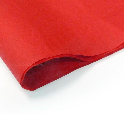 red tissue paper