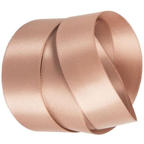 deep rose gold satin ribbon