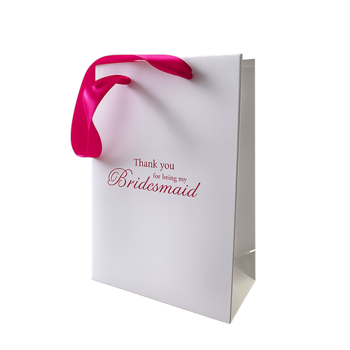 thank you bridesmaid gift bag