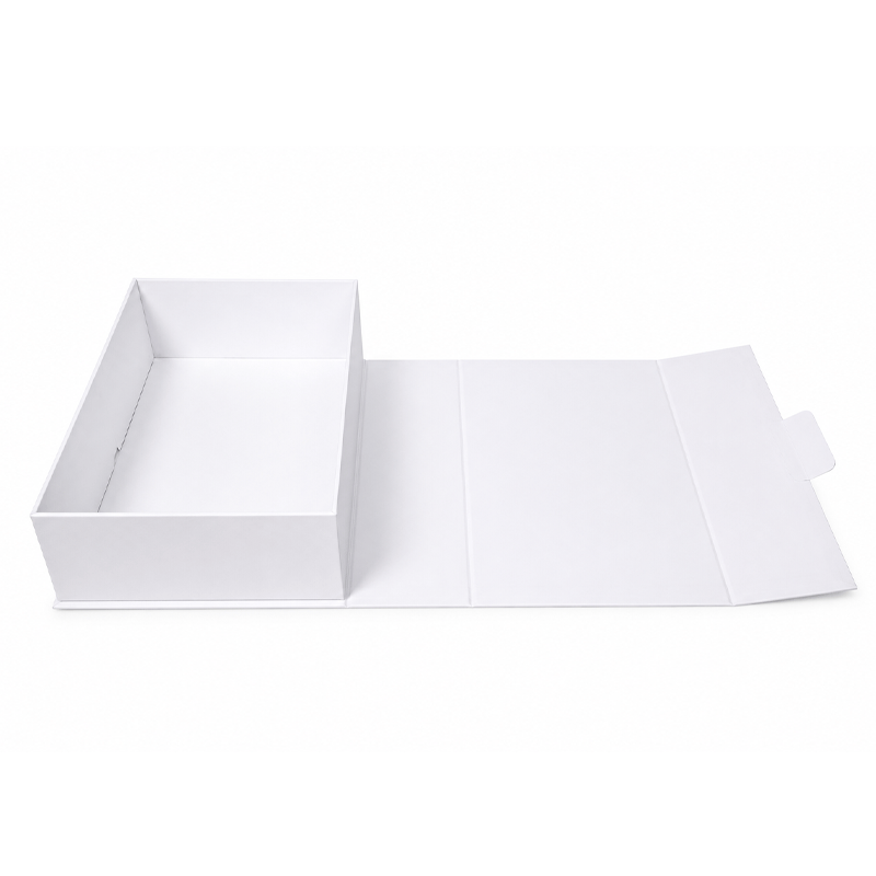 White rigid gift box open