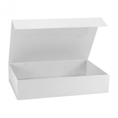 White A4 shallow magnetic box