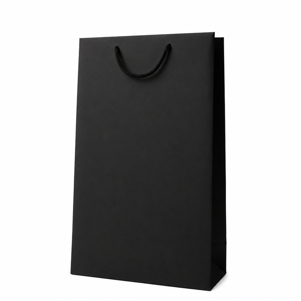 matt black portrait large gift bag