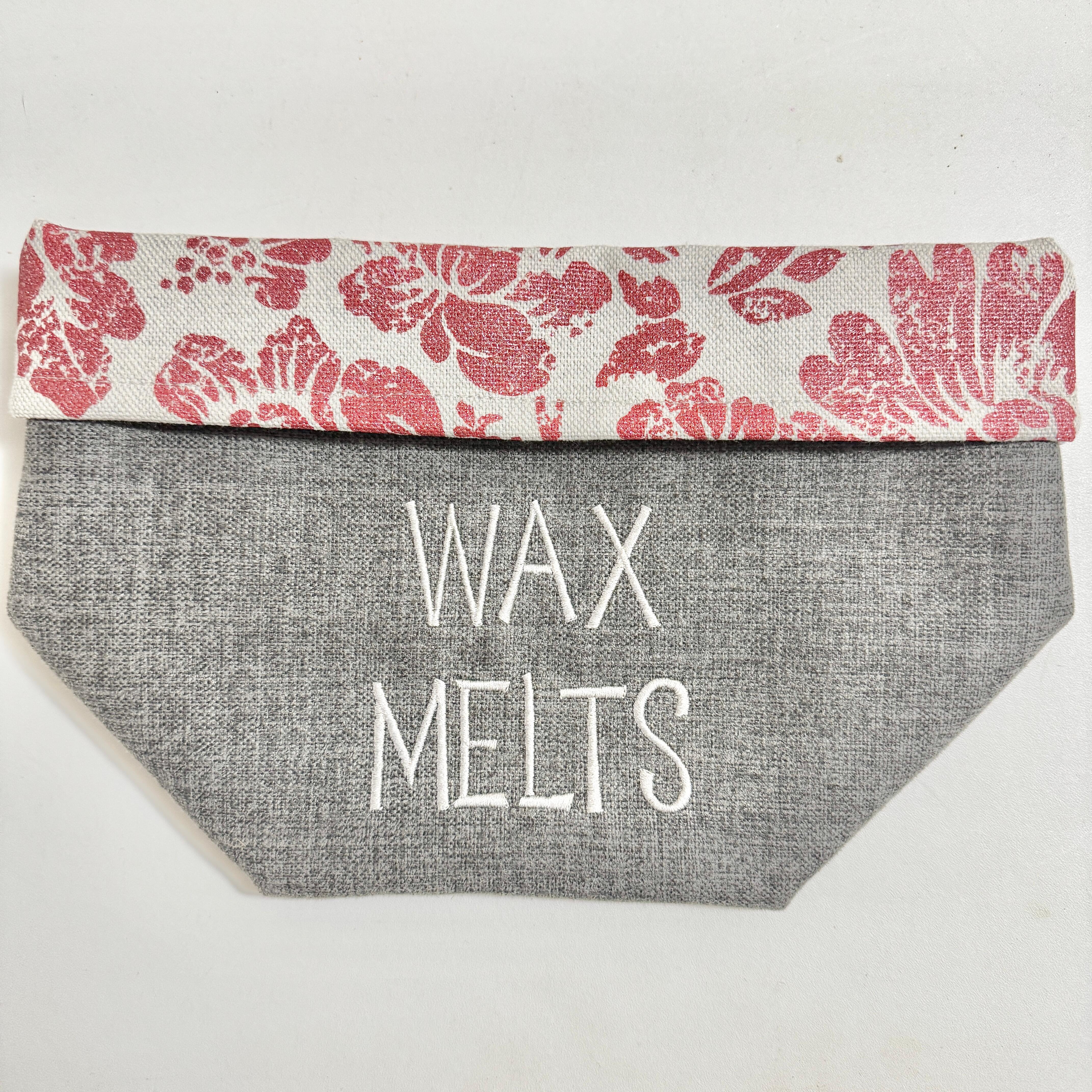 flat image of wax melt storage basket
