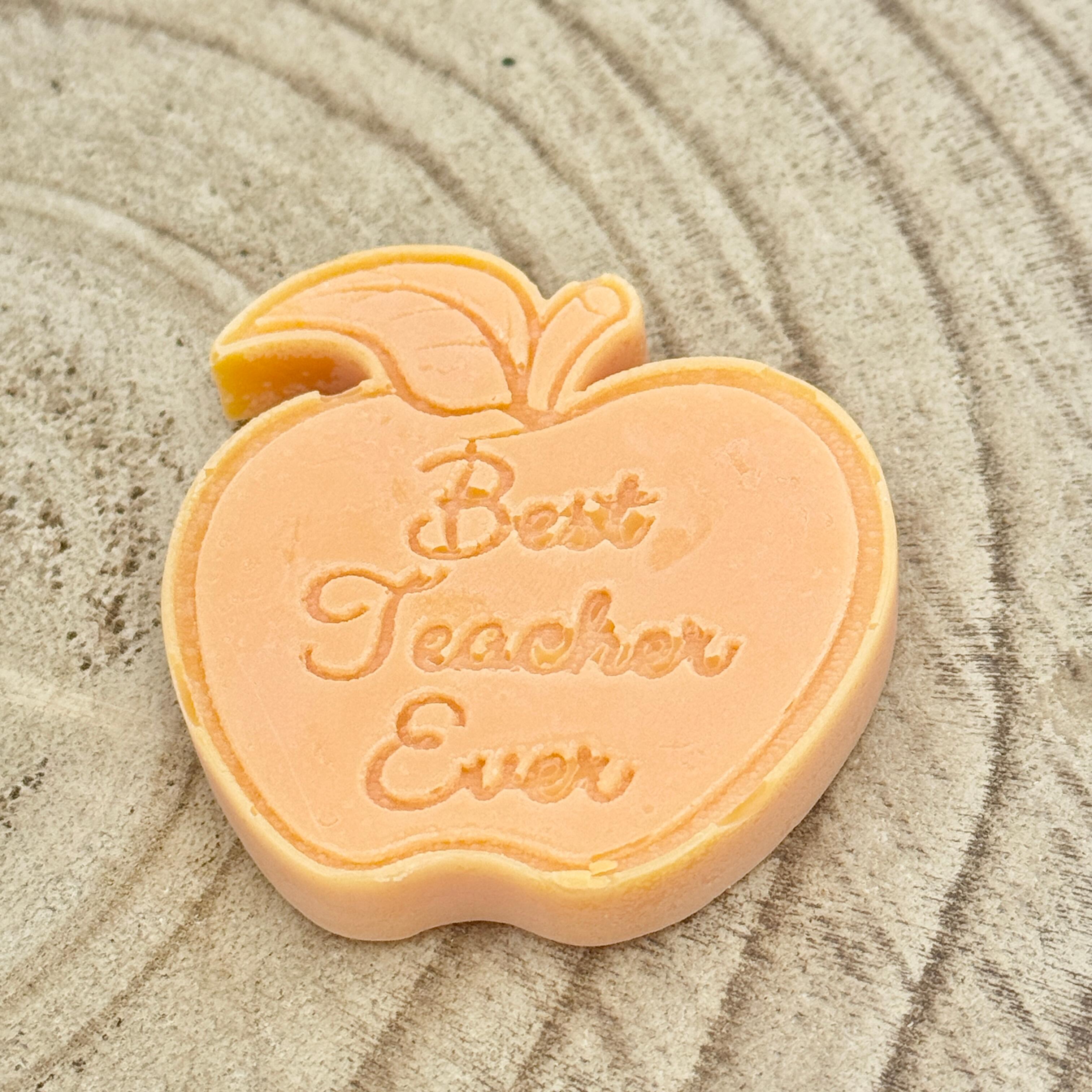 Close up of Best Teacher Ever wax melts