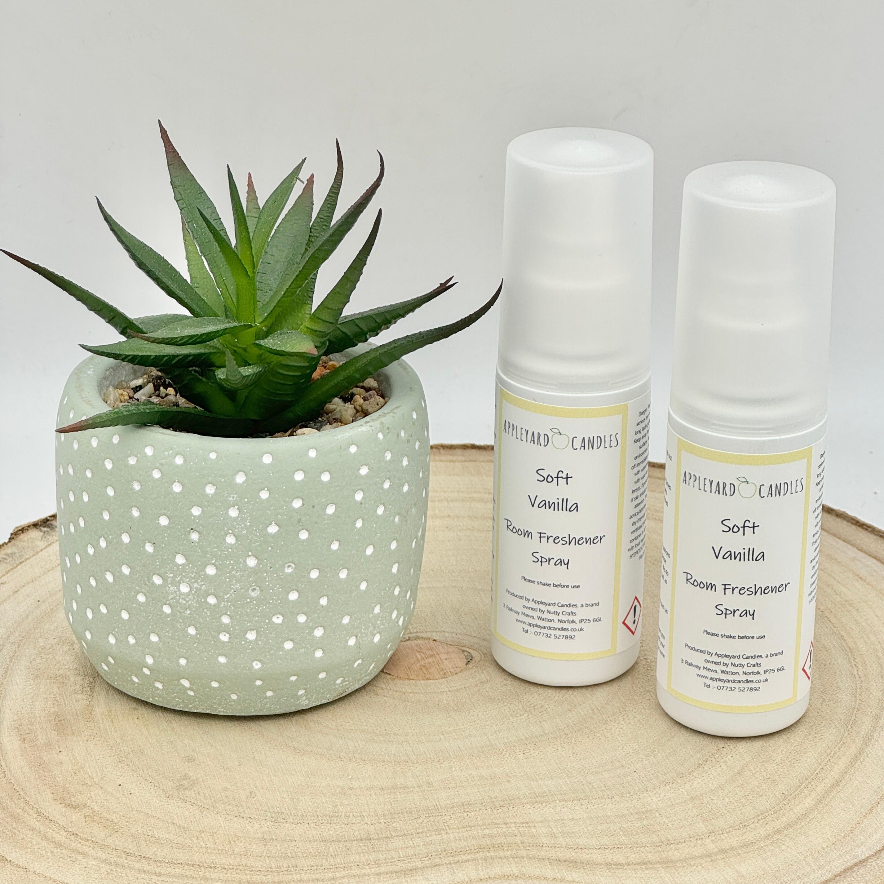 soft vanilla room spray