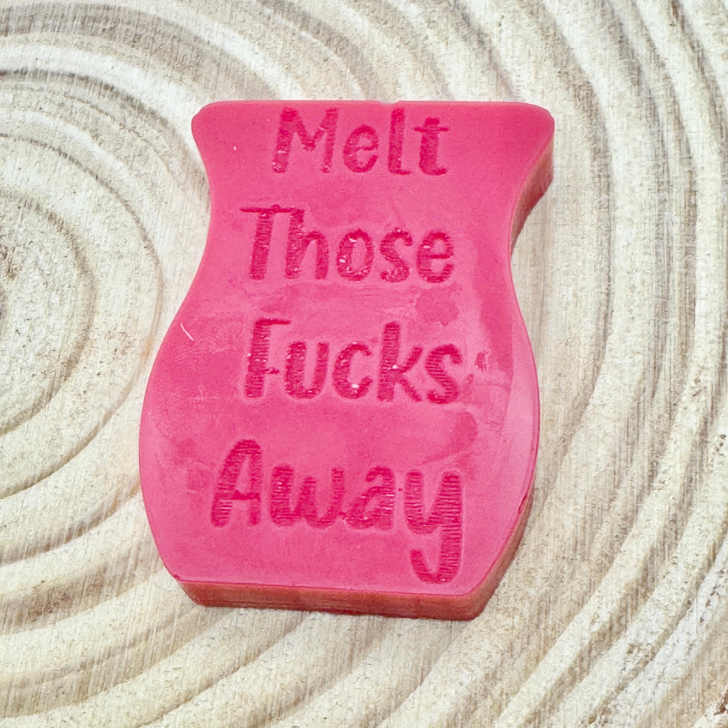 an image of a sweary wax melt snap bar