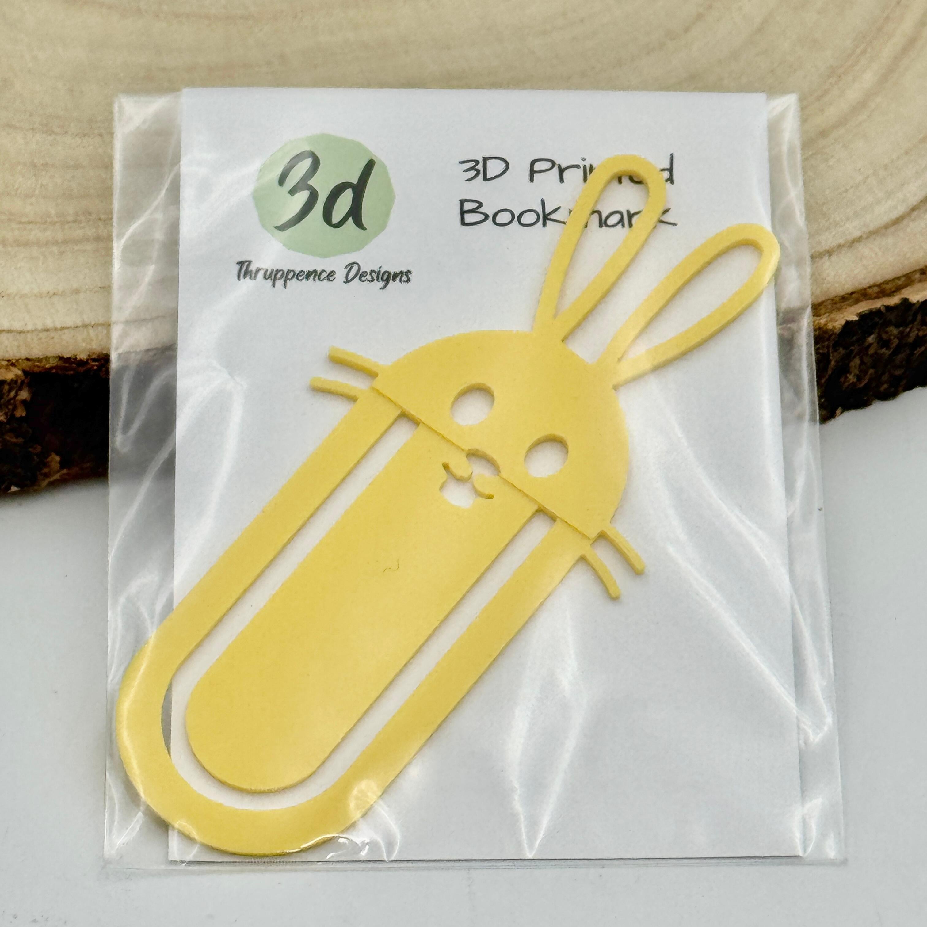 Yellow bunny bookmark