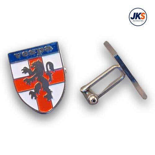 10 Pairs x Vespa England Shield Cufflinks