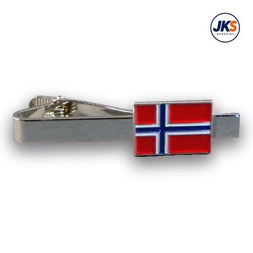 Norwegian Flag - Flag of Norway Tie Clip