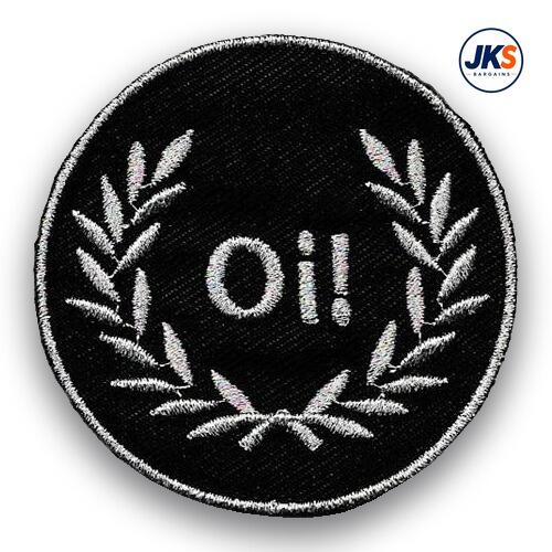 10 x Oi Laurel Iron on Patch