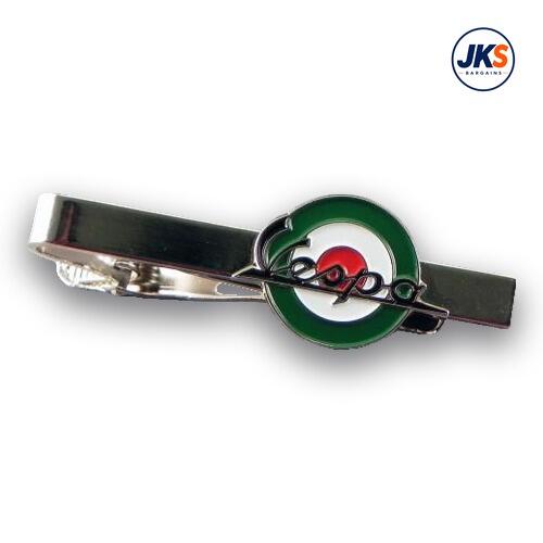 Vespa Roundel In Italian Colours Tie Clip