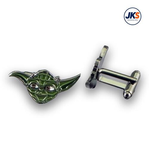 Yoda Head Cufflinks