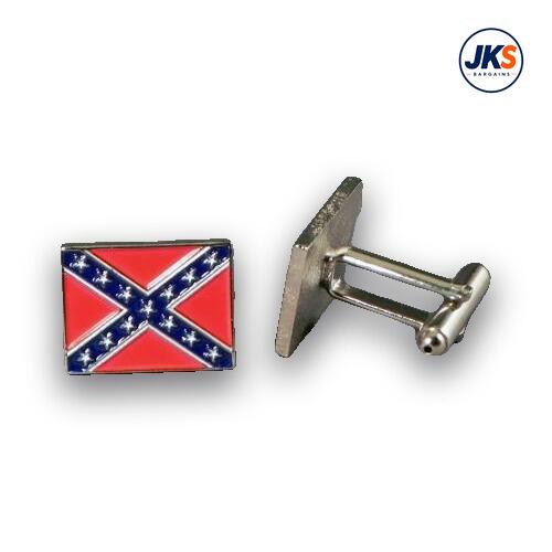 Confederate Flag Cufflinks
