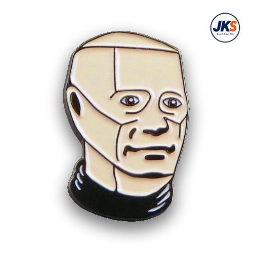 Kryten head Pin Badge