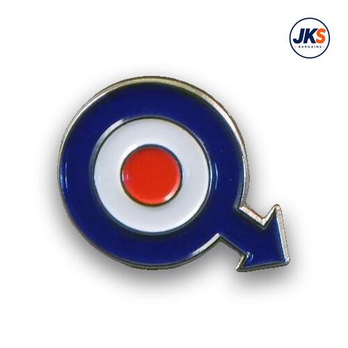 Roundel Arrow Pin Badge