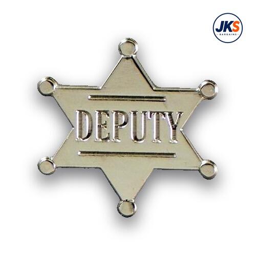 Wild West Style Deputy Badge Pin Badge