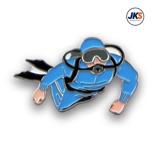 Scuba Diver Pin Badge