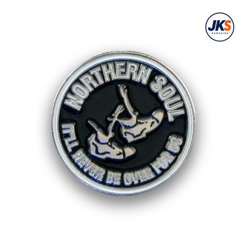 Northern Soul It'll Never Be Over For Us Pin Badge