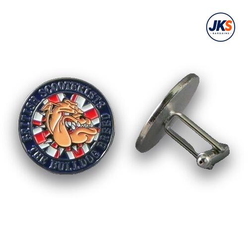 British Scooterist The Bulldog Breed Cufflinks