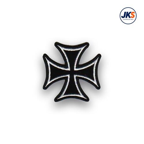 Maltese cross Style 2 Iron on Patch