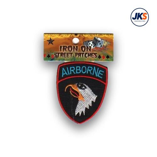 Airborne Eagle Head Iron on Patch