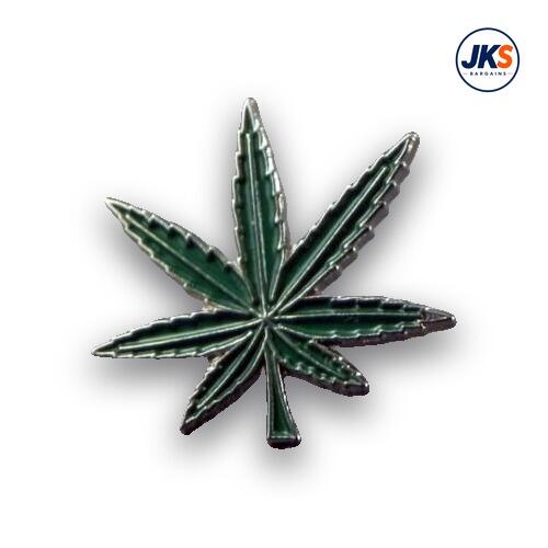 Cannabis Leaf Pin Badge