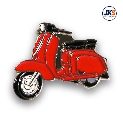 20 x Red Scooter Pin Badges
