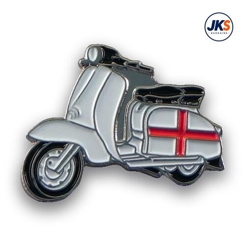 20 x Saint George Flag Scooter Pin Badges