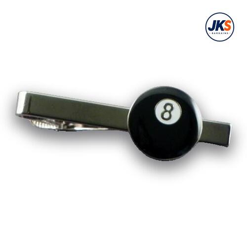 10 x 8 Ball Pool Tie Clips