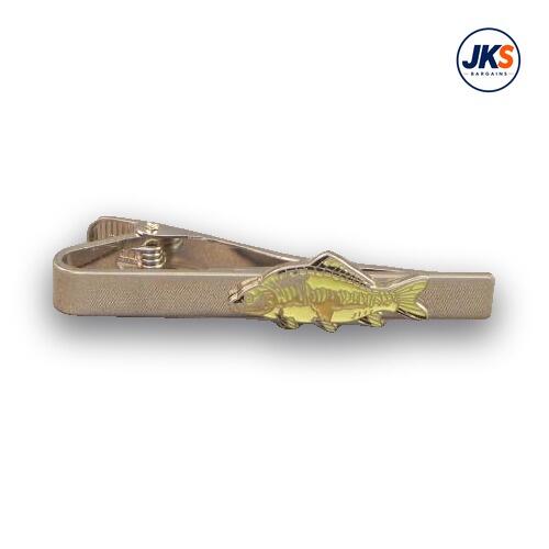 10 x Mirror Carp Fish Tie Clips