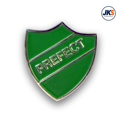 20 x Green Prefect Pin Badges
