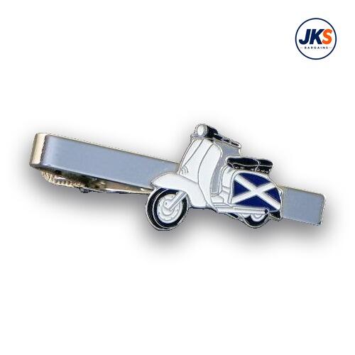 10 x Scottish Flag Scooter Tie Clips
