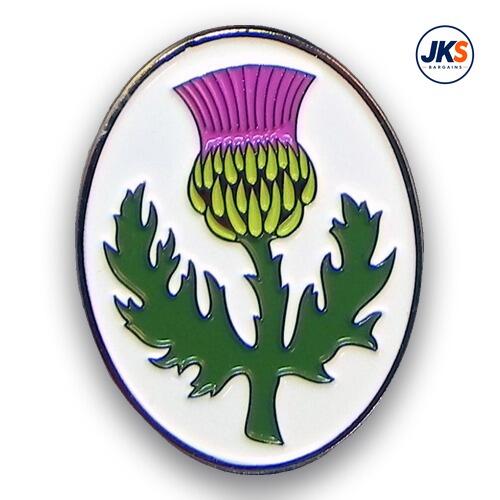 20 x Scottish Thistle Pin Badges
