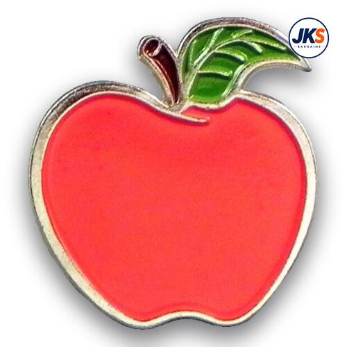 Red Apple Pin Badge
