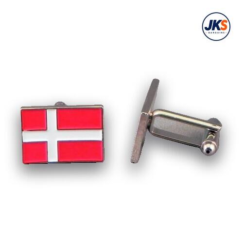 Flag of Denmark - Danish Flag Cufflinks