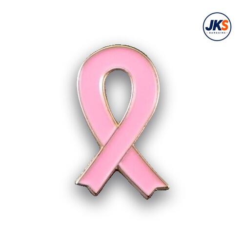 Pink Ribbon Pin Badge