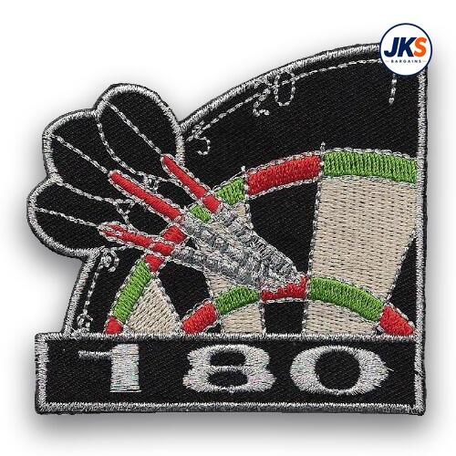 Darts 180 Iron on Patch