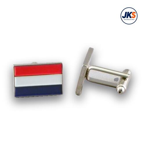 Dutch Flag - Flag of The Netherlands Cufflinks