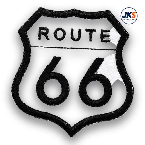 Route 66 Iron on Patch