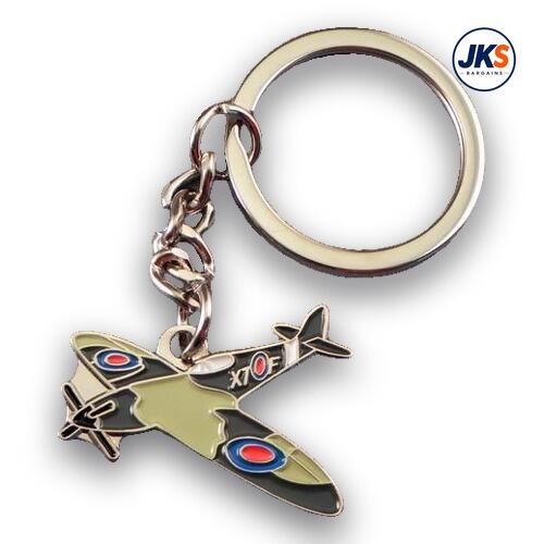 10 x Spitfire Plane Keyrings