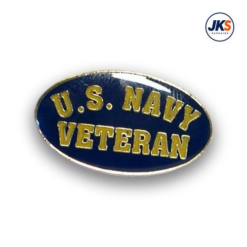 US Navy Veteran Pin Badge