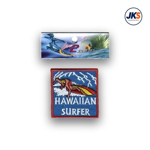 Hawaiian Surfer Iron on Patch