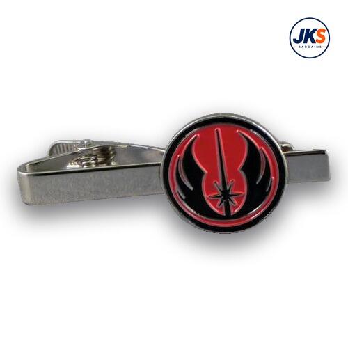 Jedi Order Logo Red + Black Tie Clip