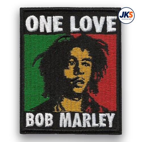 Bob Marley Iron on Patch