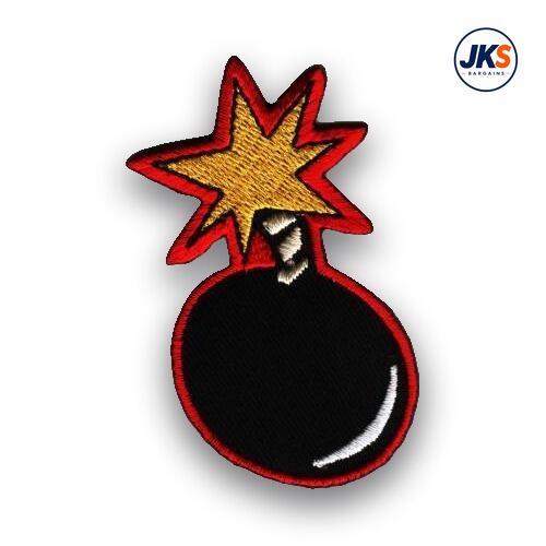 10 x Cartoon Bomb Iron on Patch
