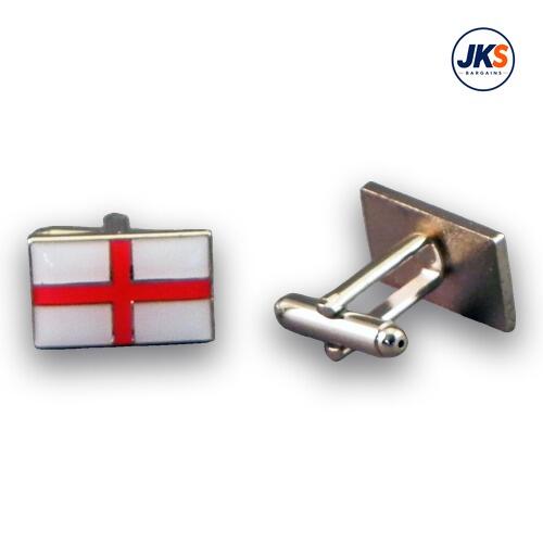 10 Pairs x Saint George England Flag Cufflinks
